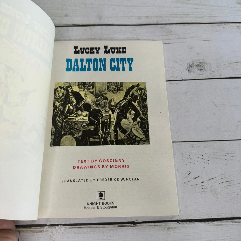 Lucky Luke Dalton City Goscinny Morris 1976 Knight Books Hodder Stoughton
